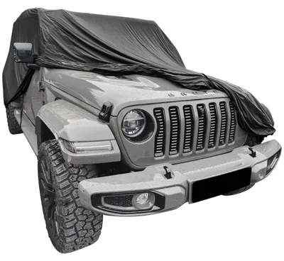 Image de Housse de voiture extérieure adaptée à Brute Jeep Noir Imperméable et