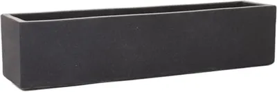 Obrázok produktu pre Kvetináč Bloembak Flobo z betónu, farba antracit, rozmer 18x80x18 cm