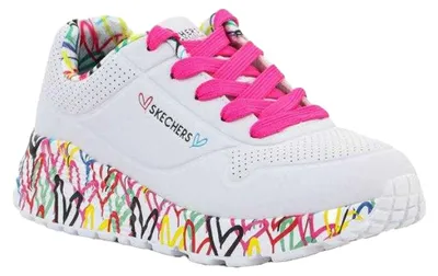 Immagine prodotto di Skechers - Sneakers "Lovely Luv" per bambine PP11297 (31 EU) (bianche)