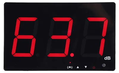 Produktbild von Digitale Wandgemonteerte Geluidsmeter - Decibelmeter - 30-130 dB
