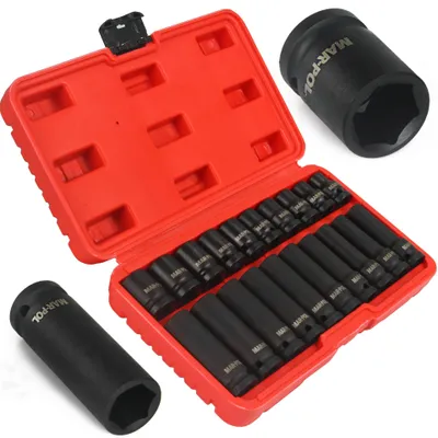 Immagine prodotto di Set Di Prese A Percussione Da 1/2'' 20 Pz. Mar-Pol