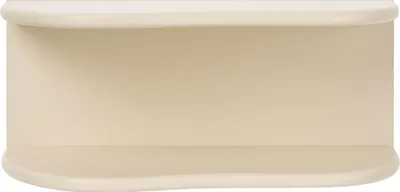 Produktbild von Wandregal >Botta< in Beige, MDF - 44x18x17,5cm (BxHxT)