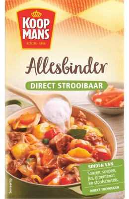 Produktbild von Koopmans Allesbinder 200 g – Universal Bindemittel zum Andicken von Saucen und Speisen