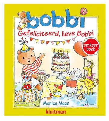 Obrázek produktu pro Uitgeverij Kluitman Obrácení: Gratulujeme, drahý Bobbi. Bobbi slaví oslavu.