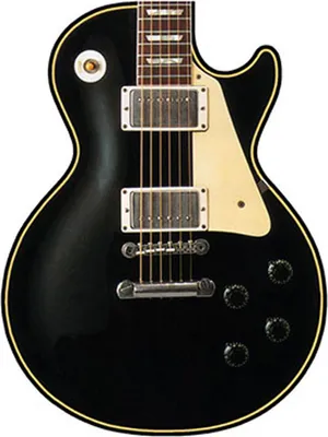 Produktbild von Guitar LP - schwarz - Mousepad