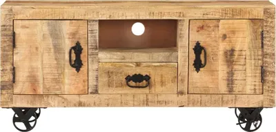 Obrázek produktu pro vidaXL TV skříňka z hrubého mangového dřeva 110x30x50 cm