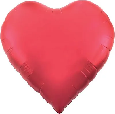 Immagine prodotto di Palloncino in foil Cuore, rosso opaco, 65"/165 cm
