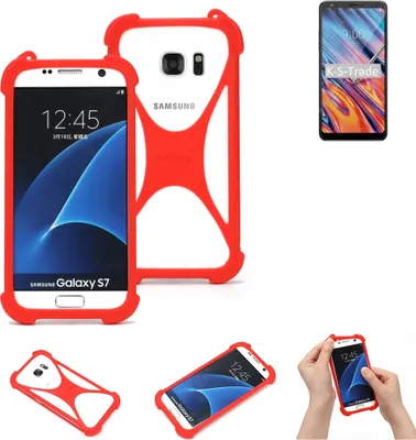 Produktbild von K-S-Trade Handy-Hülle kompatibel mit LG Electronics Stylo 5x Schutz-Hülle Bumper Silikon Schutz Hülle Cover Case Silikoncase Silikonbumper TPU