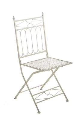 Produktbild von Klappstuhl CP244, Gartenstuhl Bistrostuhl  antik-creme