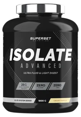 Image de Whey Isolate - Superset Nutrition - ZERO ISOLATE ADVANCED (1,8kg) - Saveur Vanille