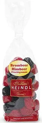 Produktbild von Heindl Gummi-Bonbons mit Himbeer- & Brombeer-Geschmack 250g