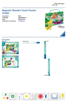 Produktbild von Magnetisches Holz-Fühl-Puzzle: Dschungel Ravensburger 04872
