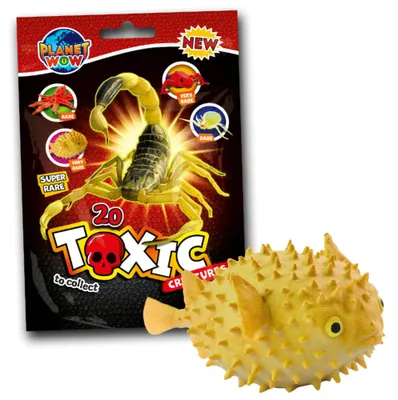 Produktbild von Toxic Creatures Sammelfiguren - Planet Wow - Figur 16. Braunflecken-Igelfisch