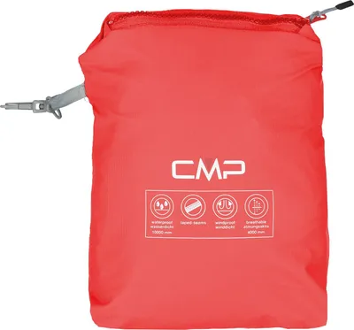 Produktbild von CMP Wasserdichte Herren Jacke aus Ripstop mit abnehmbarer Kapuze rot 48