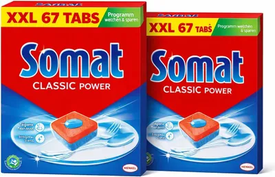 Produktbild von SOMAT Classic Power Tabs Spülmaschine (2x 67)