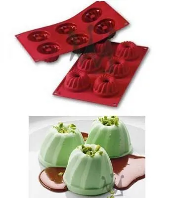 Produktbild von Muffinförmchen Muffinform Silikonform Backform x6 MUFFIN Napfkuchen Kuchenform
