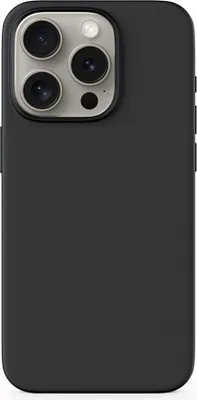 Produktbild von Epico Mag Silikonhülle für iPhone 15 Pro mit MagSafe Unterstützung - schwarz