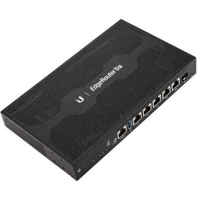 Zdjęcie produktu dla Ubiquiti EdgeRouter 6P, Ethernet WAN, Gigabit Ethernet, Czarny