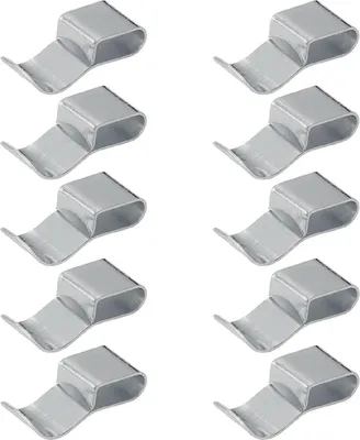Produktbild von 10x Chassisklemme L 31 mm Kabelschelle B 12 mm Klemmschelle Kabelklammer D 0,6mm