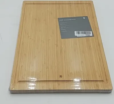 Produktbild von WMF Schneidebrett aus Bambus – Klingenschonend und Multifunktional, 45 x 30 cm