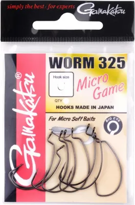 Image de Gamakatsu Preda Worm 325 Gr.6 Micro Game Hooks
