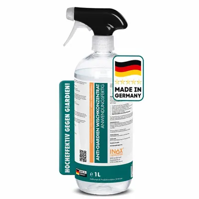 Produktbild von INOX® 1L Anti-Giardien-Wischkonzentrat – Hygienische Reinigung für Haustierhaushalte