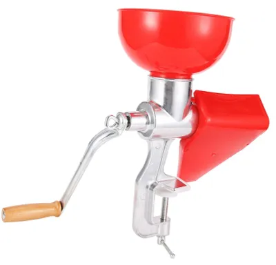 Handmatige sapcentrifuge, Aluminiumlegering, Edelstahlfilter, 27x34x22 cm