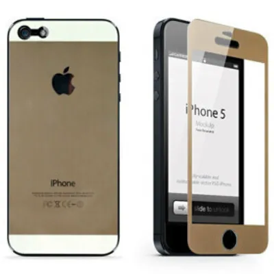 Produktbild von Original Panzerfolie Blickschutz für iPhone 5s 9H Schutzglas 2 in 1