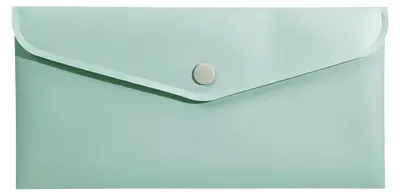 Imagen del producto de Carpeta DL de polipropileno, tipo sobre, color verde morandi