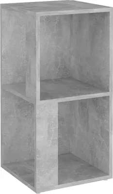 Produktbild von vidaXL Eckregal Betongrau 33x33x67 cm Holzwerkstoff