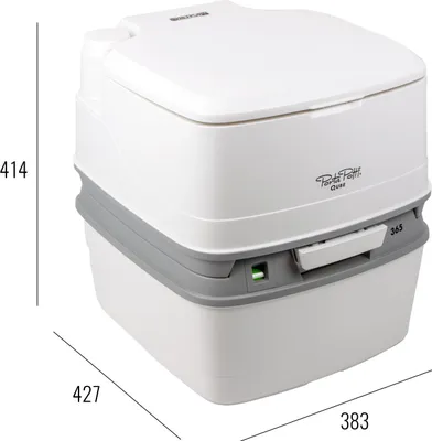 Produktbild von Porta Potti Qube 365 + Gratisprobe Chemie + Fiamma Toilettenbürste + Aquasoft für T4 T5 T6