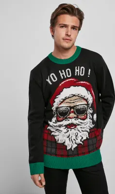 Zdjęcie produktu dla Urban Classics Sweter męski Ho Ho Ho czarny - L