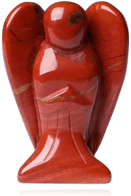 Produktbild von Rotes Jaspis-Engelbild aus Naturstein mit Heilkräften