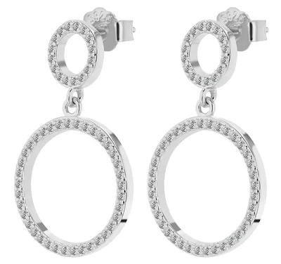 Produktbild von "Celine" Ohrstecker, Hänger aus 925/- Echt Silber