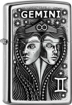 Produktbild von ZIPPO ZODIAC GEMINI Feuerzeug Zwillinge 2006503
