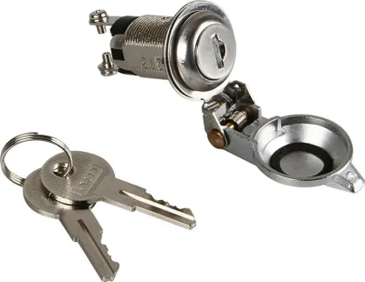 Obrázok produktu pre Spínač Lampa s kľúčom - 12/24V - 10A