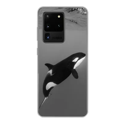 Produktbild von MuchoWow® Handyhülle Schutzhülle Hülle für Samsung Galaxy S20 Ultra Orca - Wasser - Tiere Silikon Softcase Handy Hülle - Karteninhaber