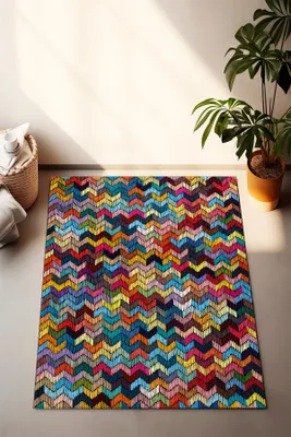 Image de Conceptum Hypnose, CT-2380, tapis de hall, multicolore, 120 x 180 cm, 100 % POLYESTER