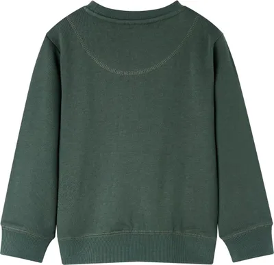 Produktbild von vidaXL Kinder-Sweatshirt Dunkelgrün 92