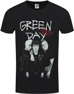 Immagine prodotto di Green Day - Maglietta "Red Hot" per uomo/donna Unisex RO412 (S) (Nero)