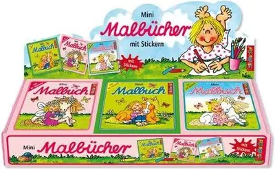 Produktbild von Mini-Malbücher mit Stickern i