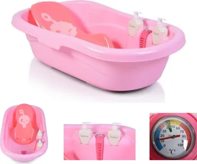 Image de Moni Baby baignoire antidérapante Santorini - rose