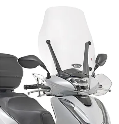 Produktbild von Windschild GiVi transparent 510 x 490mm für Honda SH 125i-150i