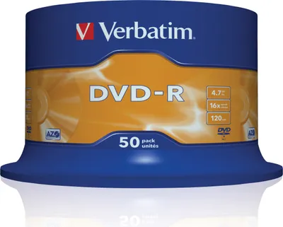 Image de Verbatim DVD-R 16x broche de 50 pièces