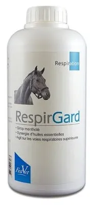 Produktbild von FedVet RespirGard Sirup für Pferde, Hustensaft, 950 ml - Für die Atemwege, RESPIRGARD