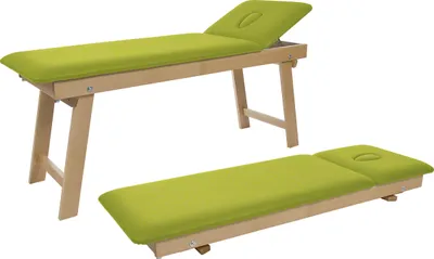 Produktbild von Therapieliege Tiziano Natur Massageliege Massagebank Praxisliege, 65 cm