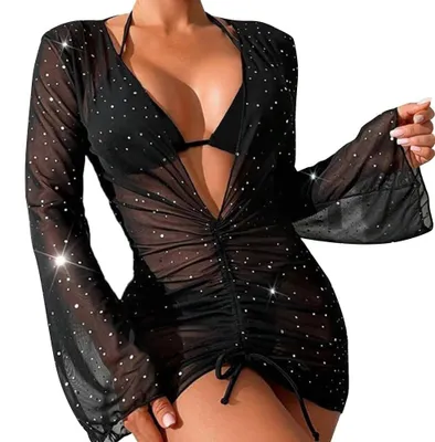 Produktbild von Sommer Bikini Cover-Up Strandkleid für Damen