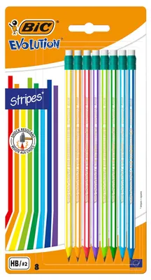 Immagine prodotto di BIC Evolution Stripes HB 8 pezzo/i