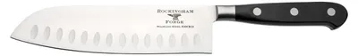 Santoku-Messer 18 cm, geschmiedet, Pakkaholzgriff