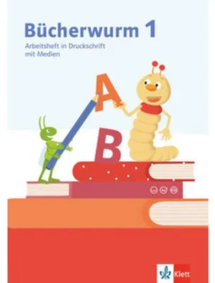 Immagine prodotto di Bücherwurm Fibel. Arbeitsheft in Druckschrift mit Medien und eTraining Klasse 1